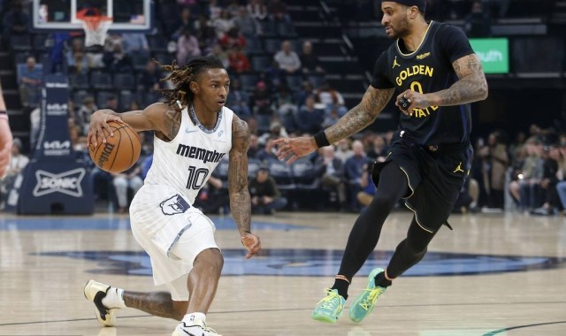 杰罗姆22+5理查德21+5+6 勇士8人上双大胜灰熊