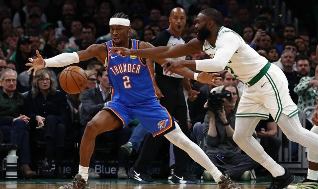 杰伦布朗31+8+8塔图姆19+12+7 SGA空砍33分绿军胜雷霆