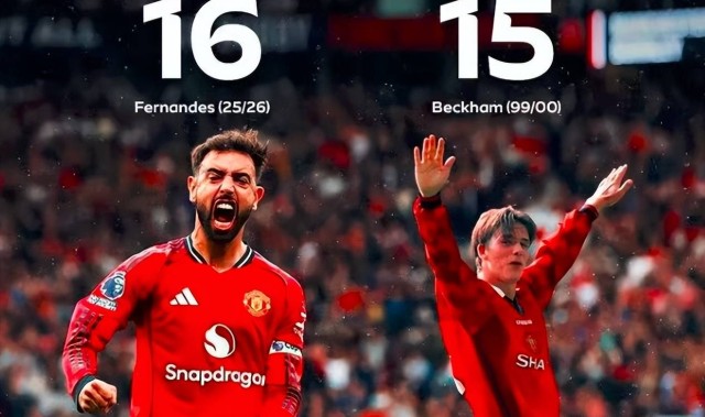 超越贝克汉姆！B费16助刷爆曼联26年纪录，卡里克：他是非卖品